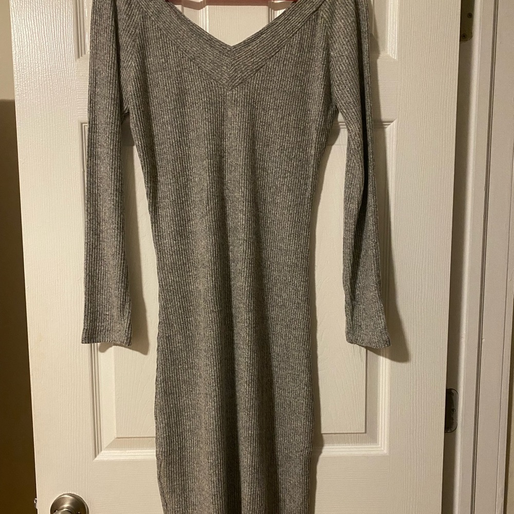 Midi Length Sweater Dress